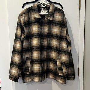 Ben Sherman Plaid Jacket- XL